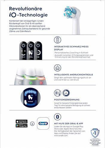 Actual product image Oral-B Elektrische Zahnbürste iO Series6 Grey Opal (Oscillating toothbrush)