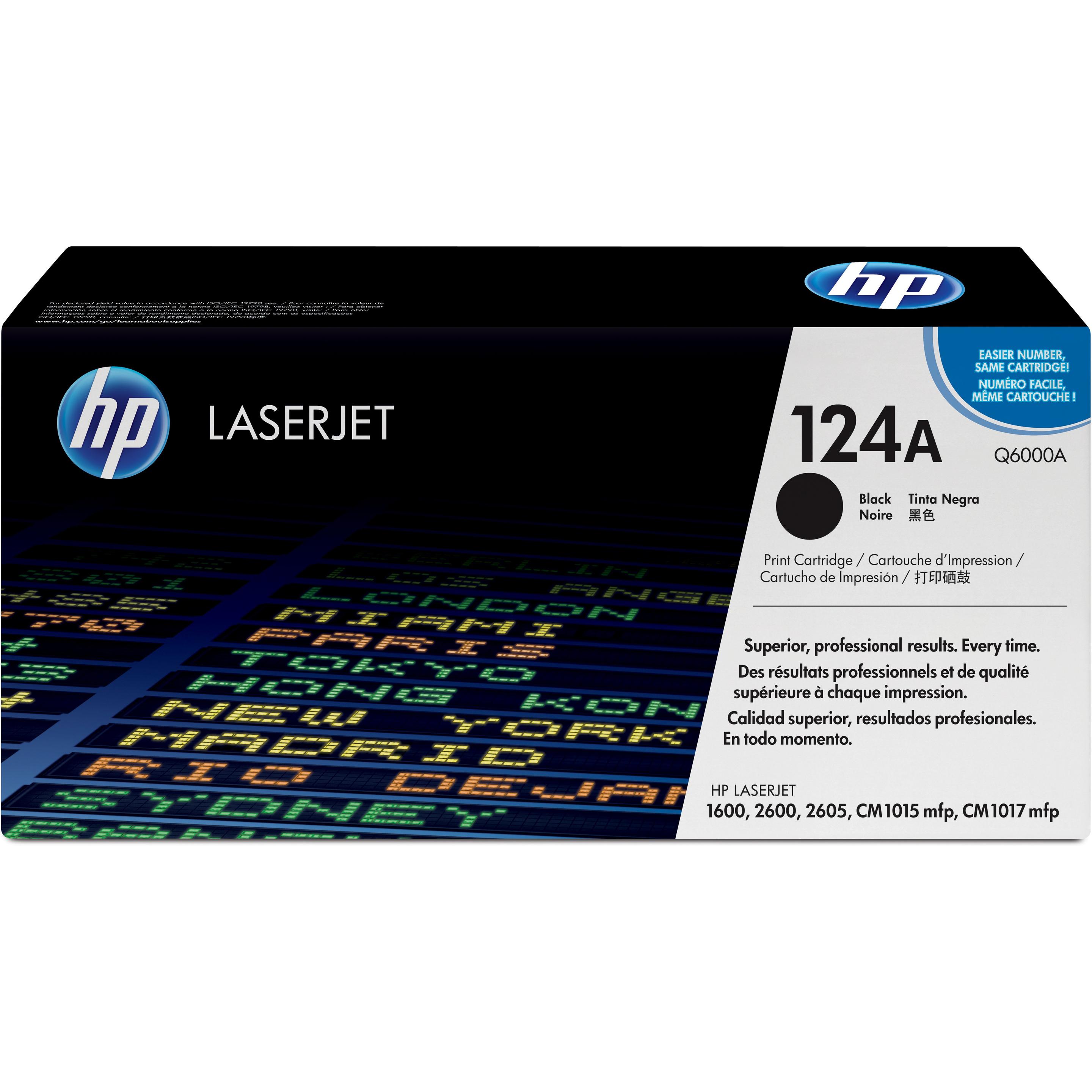 HP, Toner, 124a (BK)