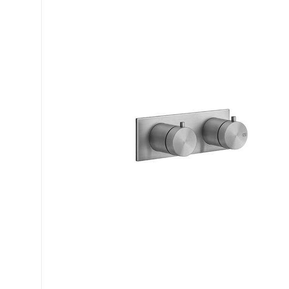 Gessi, Badarmatur, 316 Fertigmontageset Unterputz-Thermostat, 1 Ausgang links,für Unterputz-Körper, Umlenkkartu