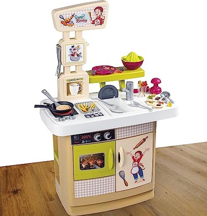 Produktbild Smoby Super Benny Kitchen of Delights with 32 accessories. Including Super Benny&#39s apron, a recipe book
