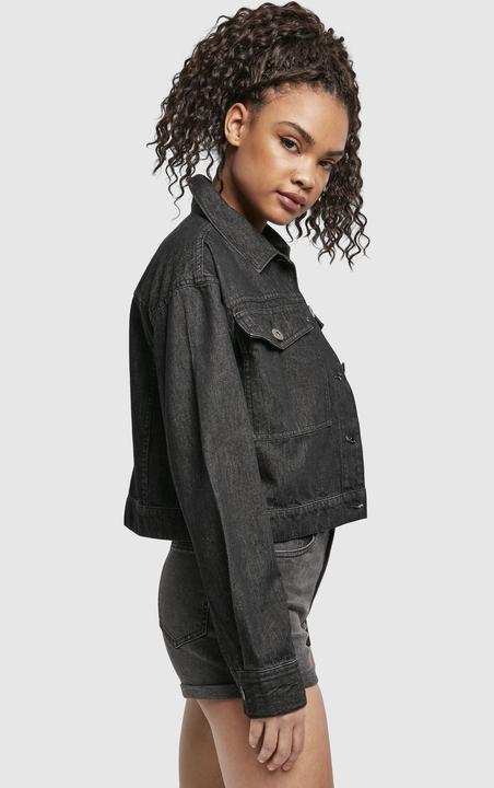 Actual product image Urban Classics Ladies Short Oversized Denim Jacket (L)