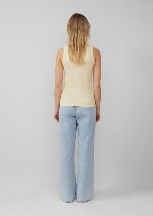 Produktbild S.Oliver T-Shirt Slim-Fit-Top mit Rippstruktur (44)