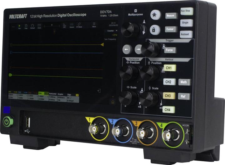 Actual product image Voltcraft DOV704 Digital oscilloscope (CAT II, Oscilloscope)