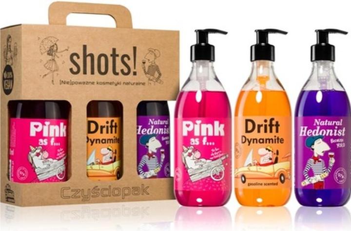 Image du produit LaQ Shots Pink Gift Set - Unisex (Kit de soins du visage)