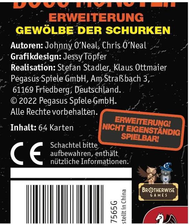 Productafbeelding Pegasus Boss Monster: Kluis van de schurken (Duits, 2 - 6 Spelers)