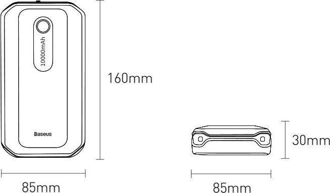 Image du produit Baseus Démarreur Super Energy Car Jump (10000 mAh, 12 W, 37 Wh)