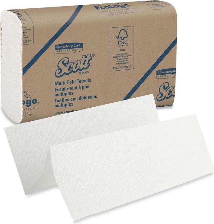 Actual product image Scott Paper towels 1804 Interfold folding 1-ply 4,000 towels