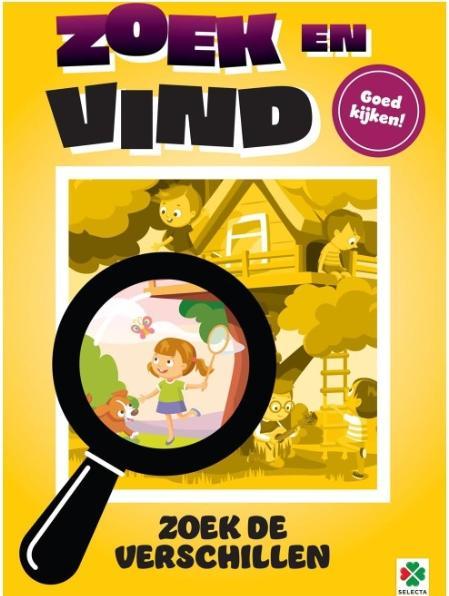Actual product image Selecta Spielzeug Search and find: Find the Differences activity book.
