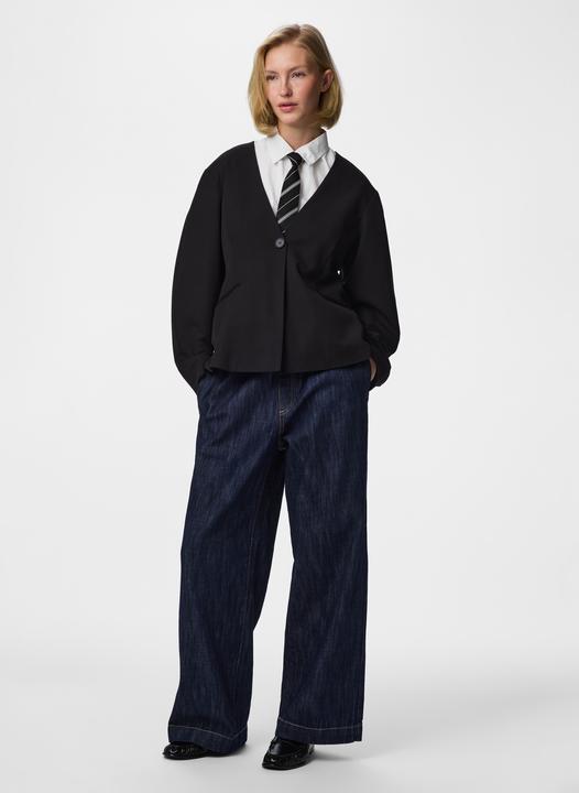 Image du produit Pieces PCGEGGO MW PULL-UP Wide Fit Jeans (L)