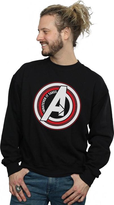 Produktbild Avengers Endgame Was immer es braucht Symbol Baumwolle Sweatshirt (M)