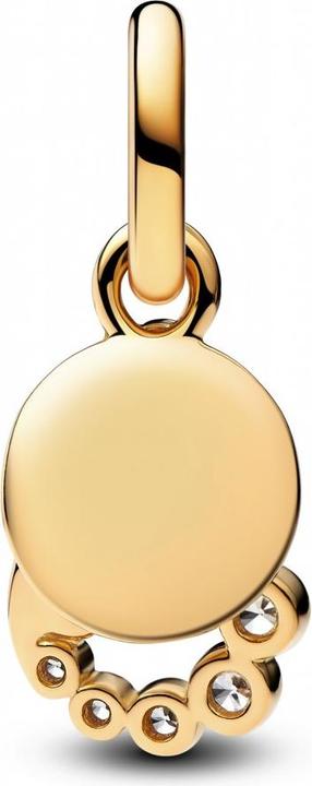 Actual product image Pandora Hook Double Dangle Charm (Metal, Gold plated)