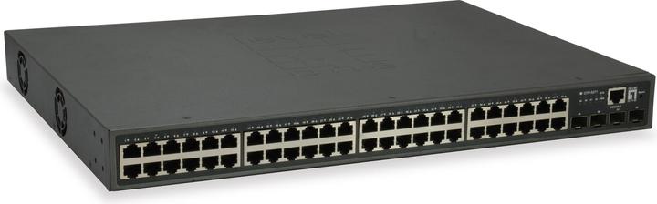 Produktbild LevelOne 48x Ethernet, 4x SFP+, PoE L3 Buffer, AC, 50/60 Hz,.5 (52 Ports)