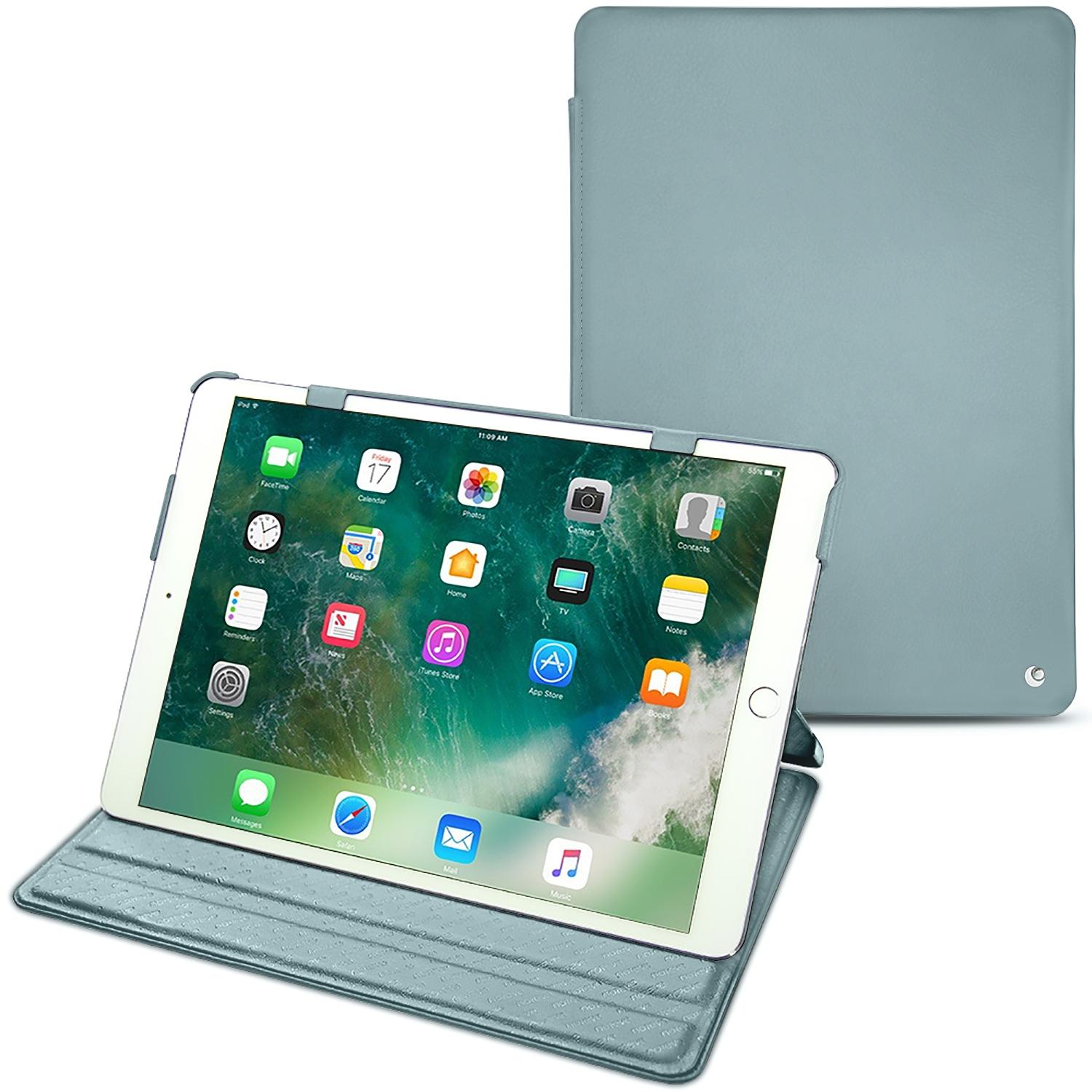 Noreve Lederschutzhülle horizontal (iPad Pro 10.5), Tablet Hülle, Blau