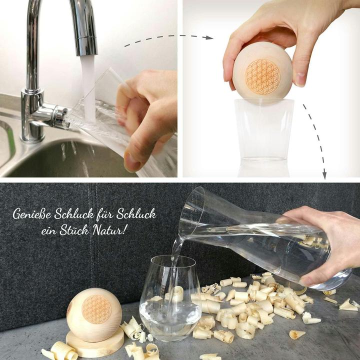 Produktbild ZirbenFamilie ZirbenKugel Blume des Lebens