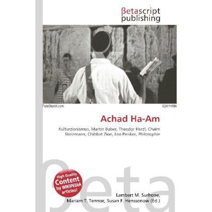 Achad Ha-Am, Sachbücher von Lambert M. Surhone, Miriam T. Timpledon, Susan F. Marseken