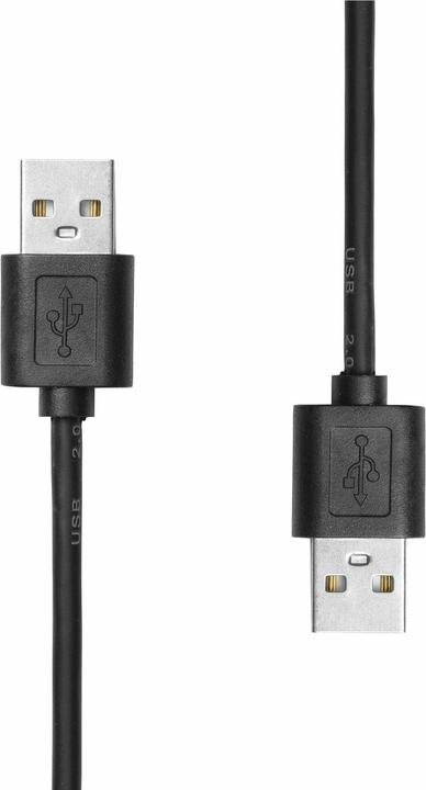Image du produit ProXtend Câble USB 2.0 A vers A M/M Noir 3M (3 m, USB 2.0)