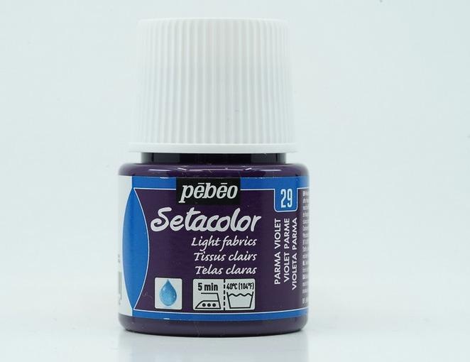 Immagine prodotto Pebeo Setacolor Tessuti Chiari (Viola, 45 ml)