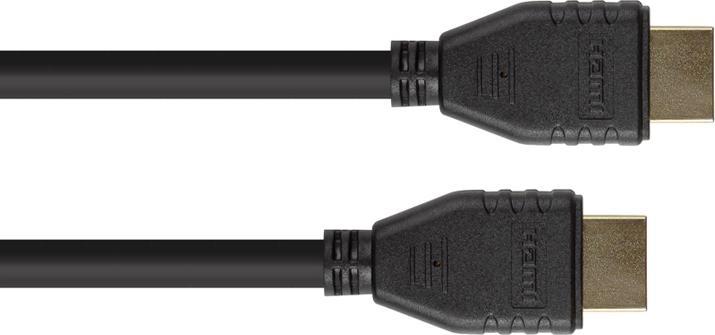 Actual product image Good Connections Ultra-High-Speed HDMI 2.1 cable, 8K UHD-2 / 4K UHD, gold-plated contacts, CU, black, 3m, Good Conn (3 m, HDMI)