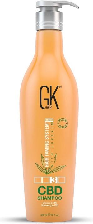 Gk Hair Global Keratin Cbd Vegan Hair Shampooing Réparateur - 650 Ml (650 ml, Shampoing liquide)