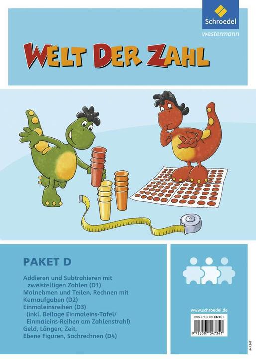 Produktbild Welt der Zahl - I-Materialien D1-D4. Paket D (Deutsch, Christiane Krebsbach, Claudia Neuburg, Heike Bartels, Kurt Hönisch, Martina Sandmann, Thomas Rottmann, 2015)
