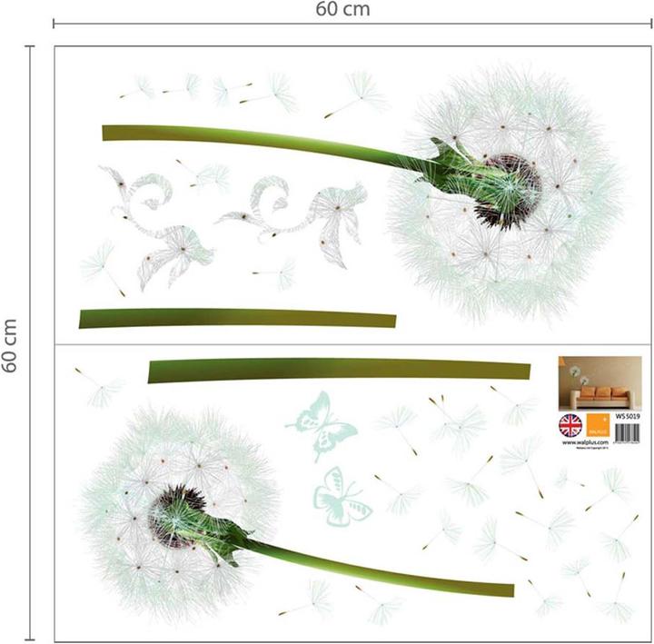 Produktbild Walplus Dandelion (60 x 60 cm)