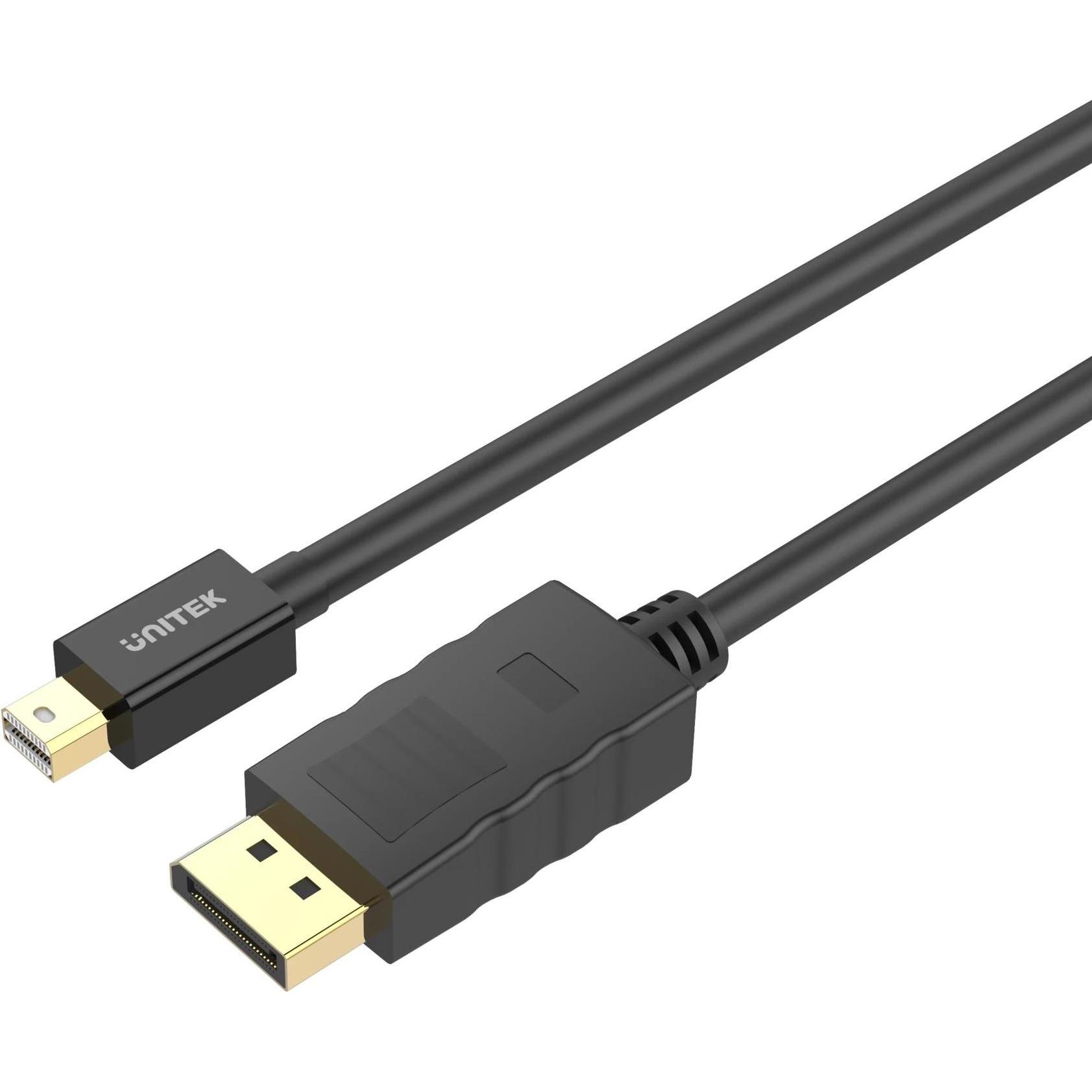 Unitek Y-C612BK DisplayPort-Kabel (3 m, DisplayPort), Video Kabel