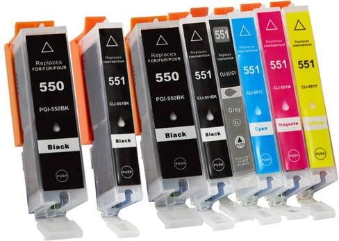 Actual product image Hermex Compatible Ink Cartridge XL for Canon PIXMA MX925 (M, Y, PGBK, C, FC)