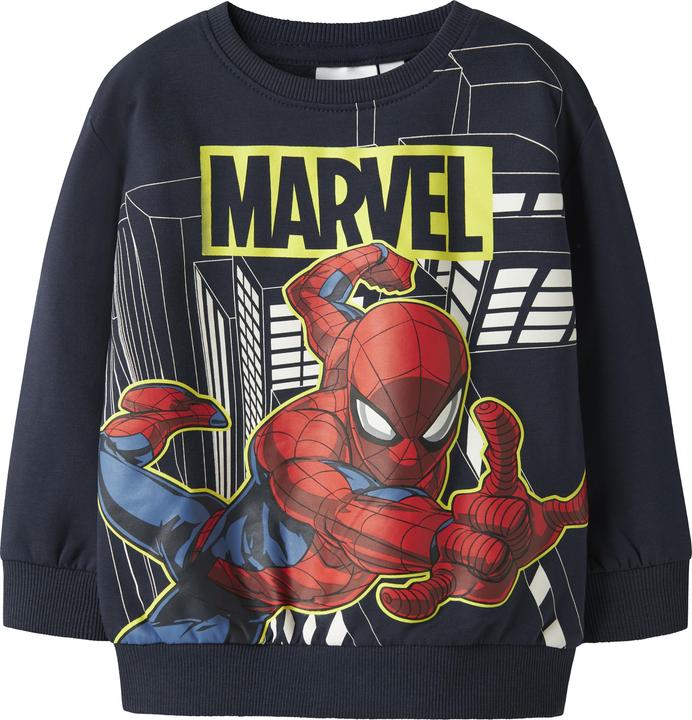 Produktbild Name it Nmmdion Spider Nreg Sweat Unb Noos Mar (98)