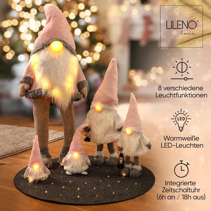 Immagine prodotto Lileno Home Weihnachtsbaumdecke mit 50 LEDs und Timer (1 -parte)