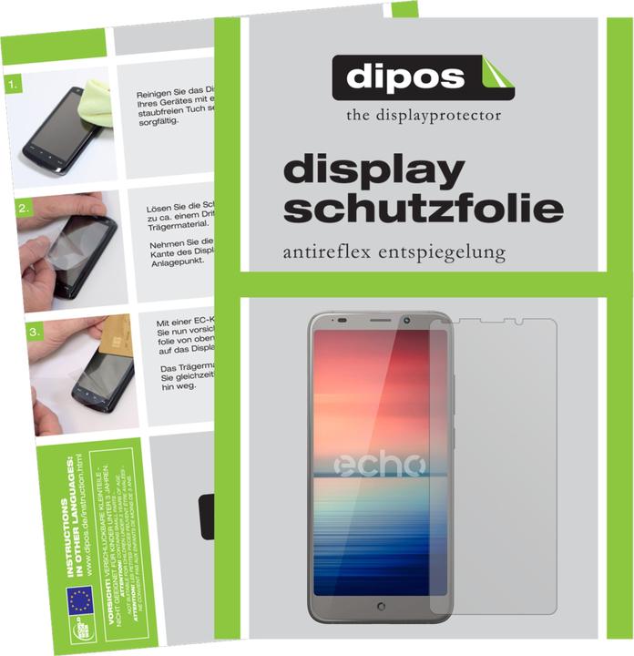 2x Pellicola per Echo Horizon Protettiva Protezione opaco Flessibile 9H dipos