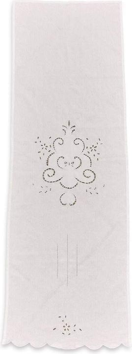 Actual product image Loberon Table runner Kara white (150 x 150 cm)
