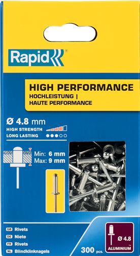 Produktbild Rapid Universal Blindniete Ø 4,8 x 12 mm