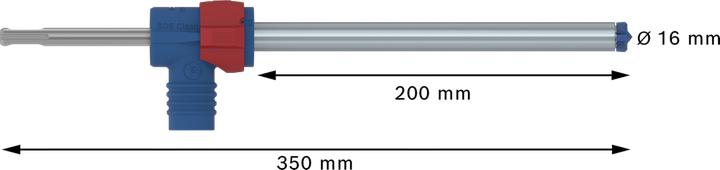 Productafbeelding Bosch Professional SDS Clean plus-8X Set 16 x 200 x 350 mm Expert (2608901771) (16 millimeter)