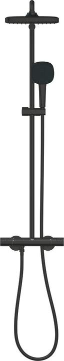 Produktbild Grohe Vitalio Comfort 250 Duschsystem mit Thermostatbatterie, eckig, variable Bohrlöcher, wassersparend, m