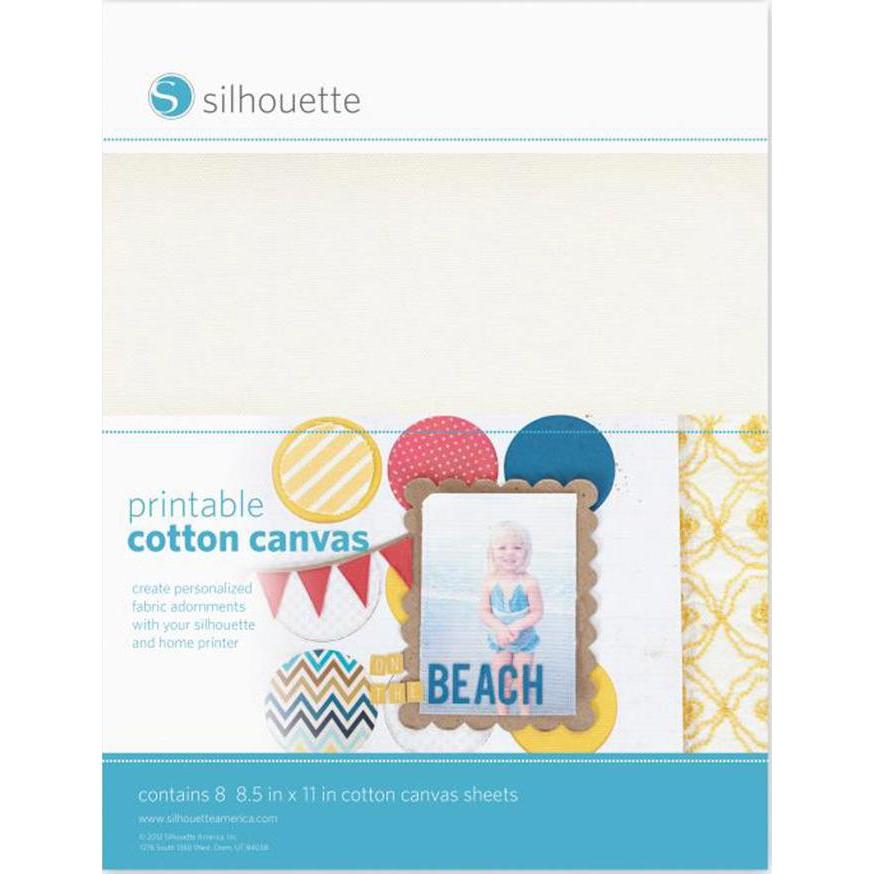 Silhouette Bedruckbare Leinwand