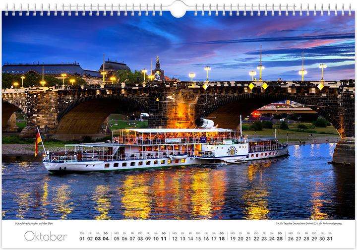 Produktbild Kalender Dresden Elbflorenz 2026 (45 x 30 cm)