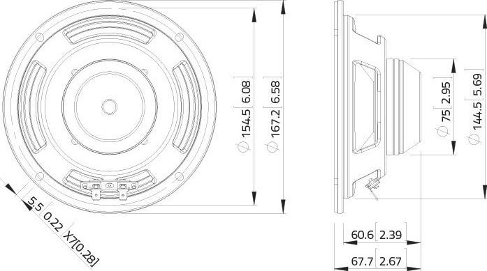 Actual product image Lavoce WooferNeodymium basket (1 pcs.)