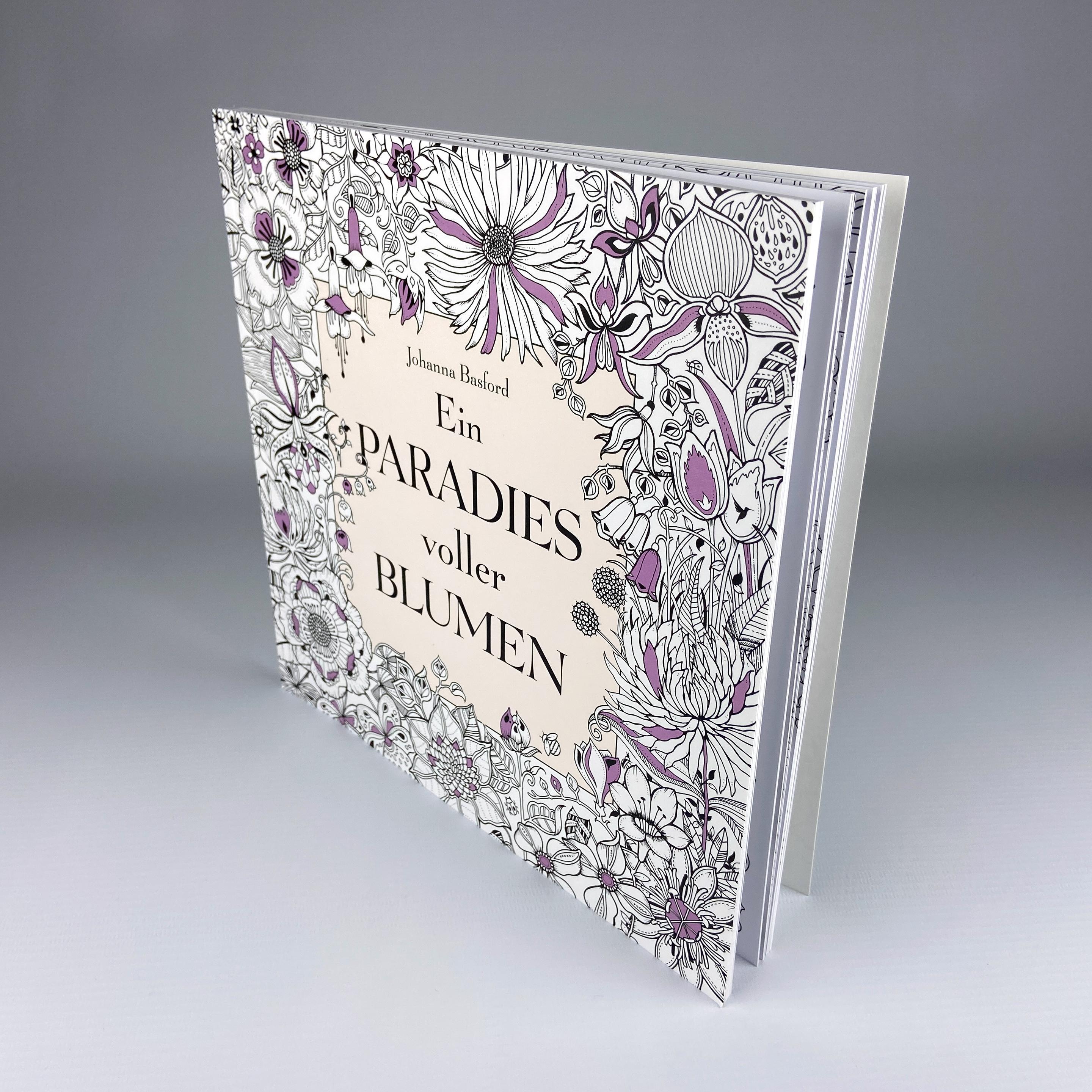 Thumbnail - MVG Ein Paradies voller Blumen: Ausmalbuch für Erwachsene