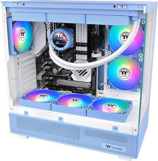 Image du produit Thermaltake CT120 Reverse ARGB Sync Hydrangea Blue 2 Pack Housing (120 mm, 2 x)