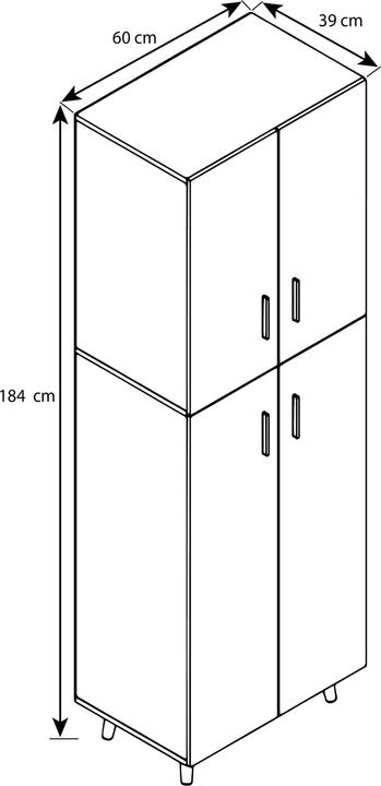 Produktbild VCM Landos (60 x 39 x 184 cm)