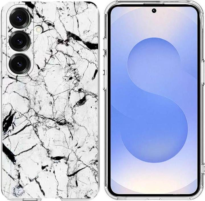 Produktbild Cover-Discount Galaxy S25 FE - Silikon Hülle mit Marble Motiv (Samsung Galaxy S25 FE)