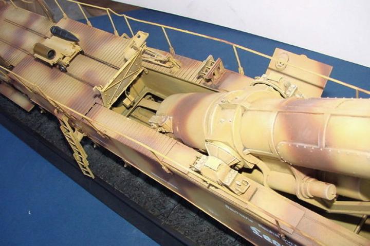 Produktbild Trumpeter Eisenbahngeschütz Leopold 280mm K5 (E)