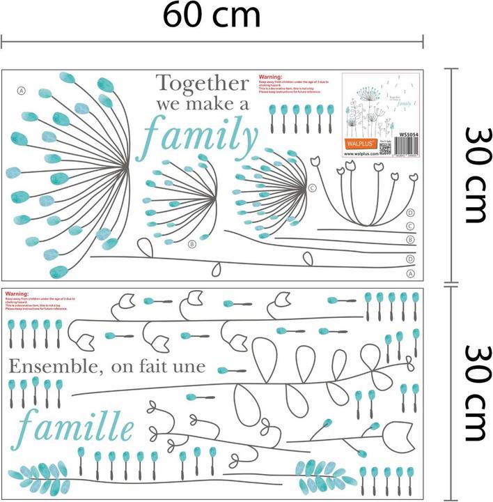 Produktbild Walplus Dandelion (60 x 60 cm)