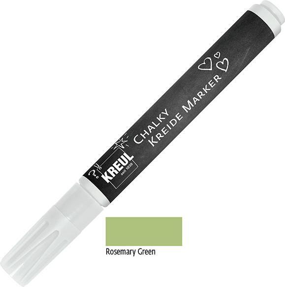 Image du produit Kreul Marqueur craie Chalky, Medium, Rosemary Green (Rosemary Green, 4 mm, 1 x)