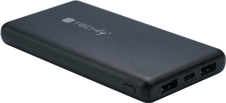 Productafbeelding Techly Power Bank Oplader 10000mAh 2x USB 1x USB-C met USB-C Kabel (10000 mAh, 10 W, 37 Wh)