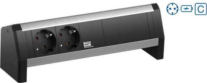 Produktbild Bachmann DESK 2xCEE7/3 1xUSB A&C (3x, CEE 7/3)