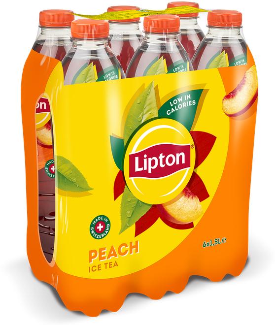 Actual product image Lipton Ice Tea Peach 1.5L PET (6 x 150 cl)