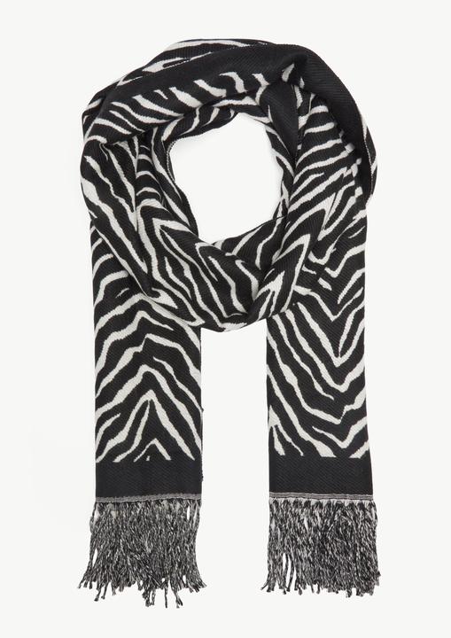 Actual product image Comma Tuch Schal aus Webjacquard mit Fransen