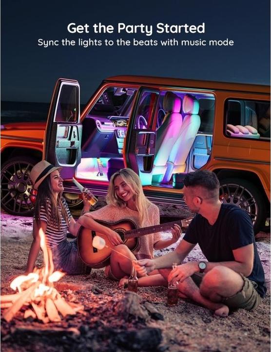 Image du produit Govee Éclairage intérieur de voiture, RGBIC