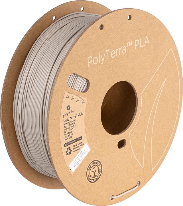 Immagine prodotto Polymaker PolyTerra PLA (PLA, 1.75 mm, 1000 g, Bianco)
